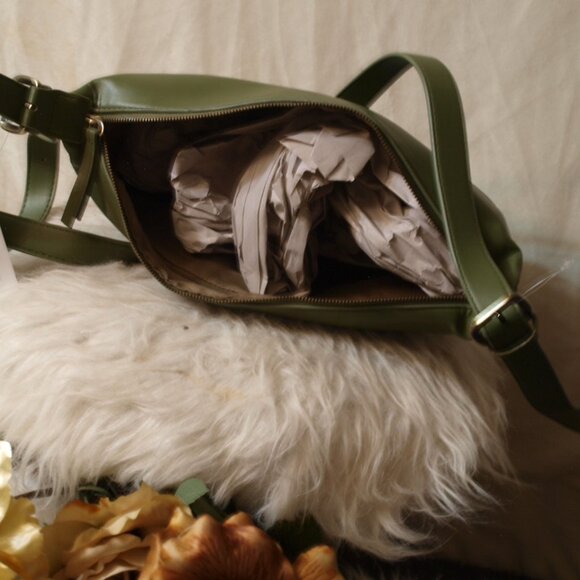 NEW PURSE Olive Green Size Small By Time And Tru - Picture 3 of 4